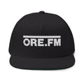 ORE.FM Full Logo Embroidered Flat Bill Cap