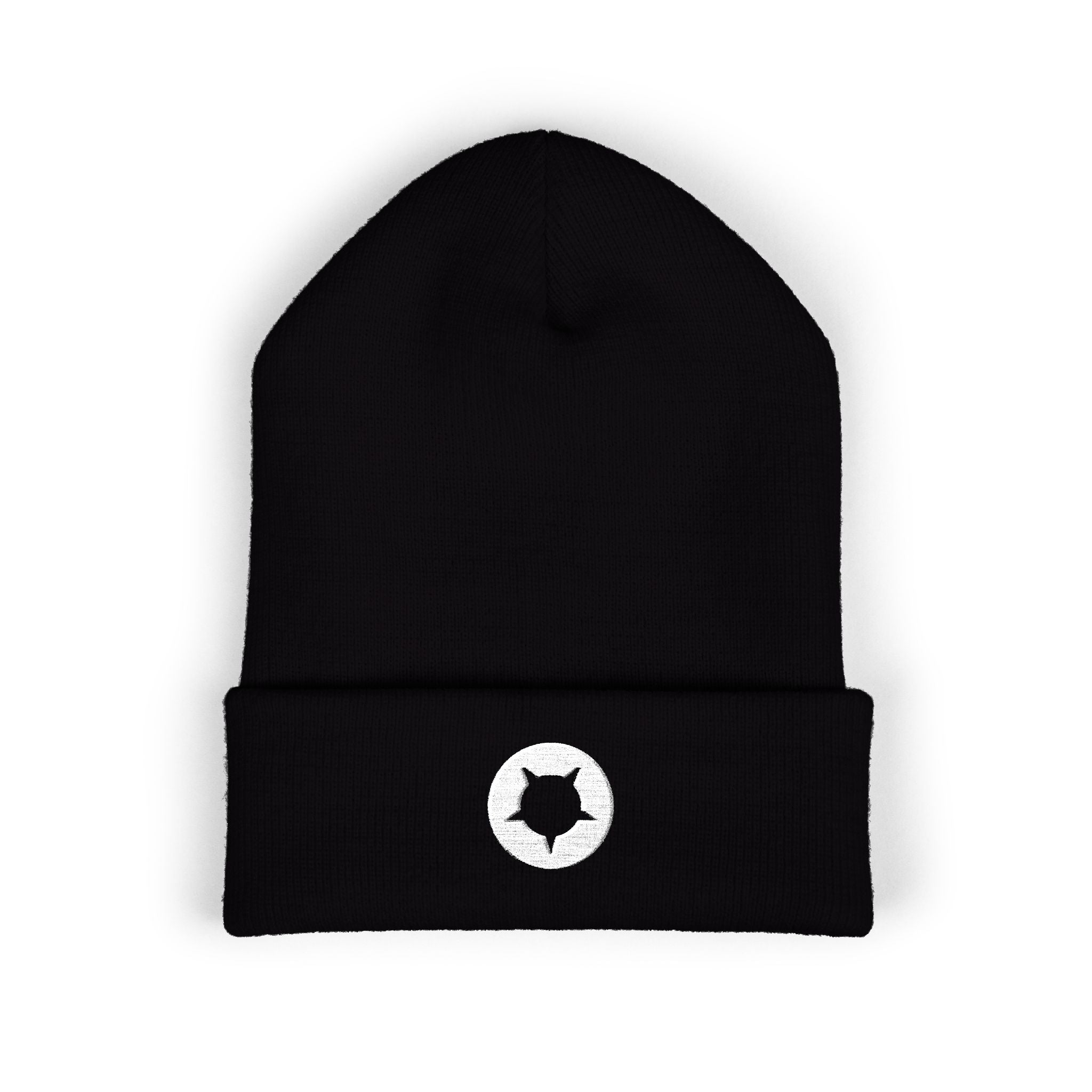 ORE.FM Logo Embroidered Black Beanie