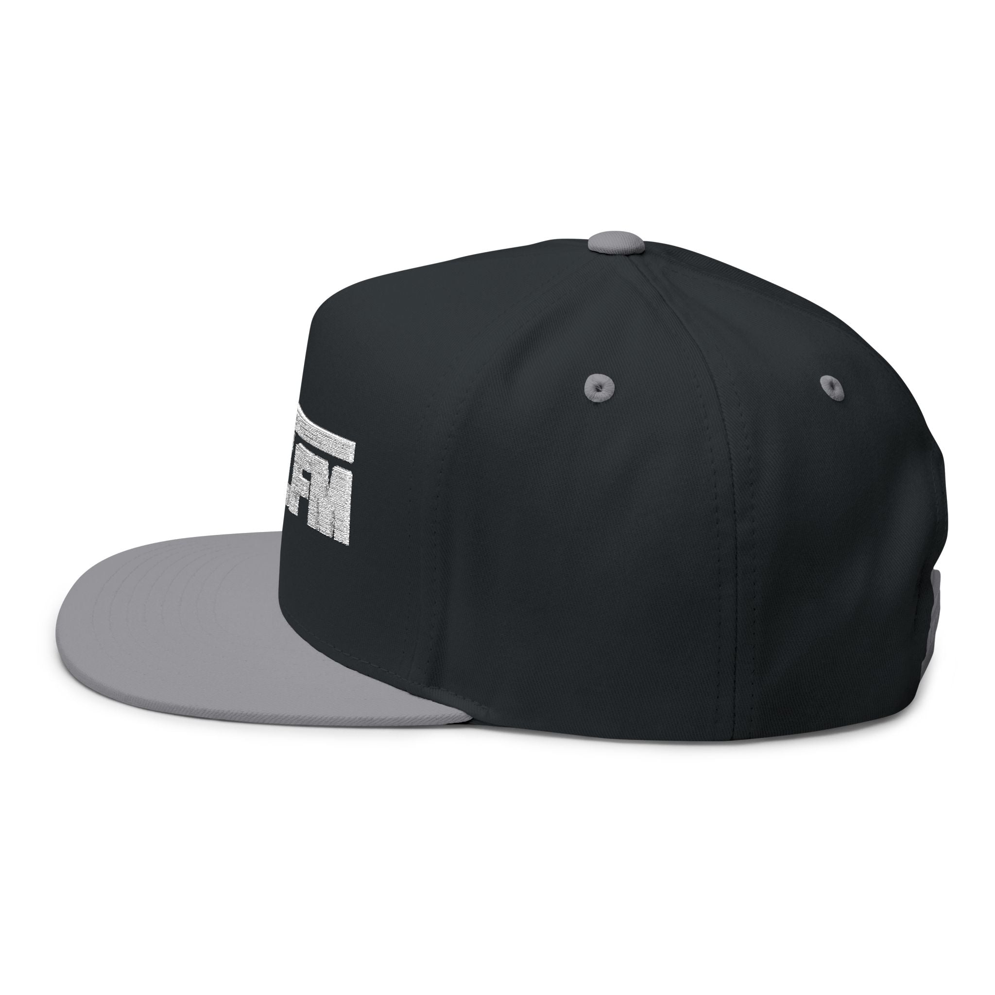 ORE.FM Full Logo Embroidered Flat Bill Cap