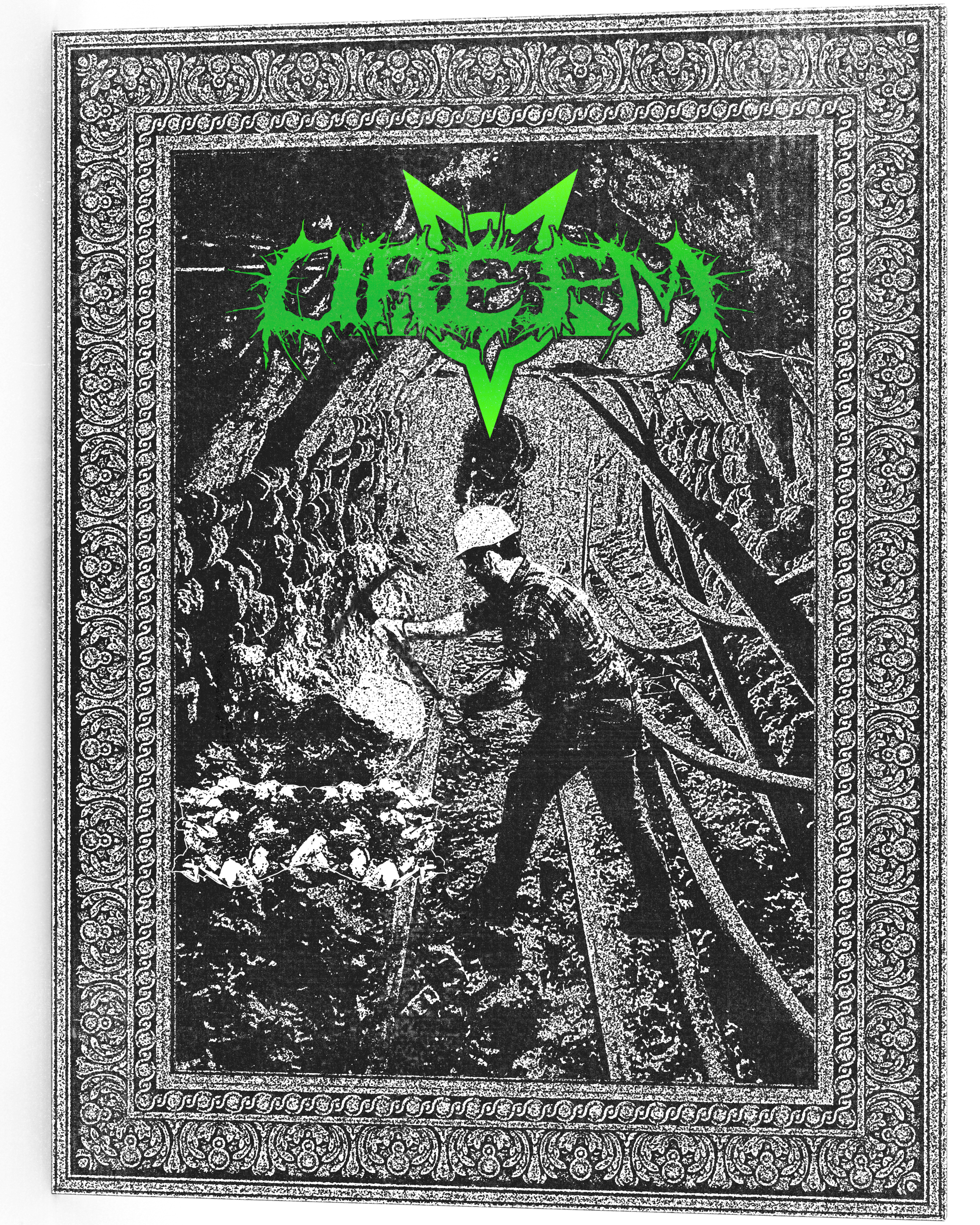 Lister O'neil green ORE.FM graphic phone wallpaper